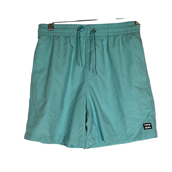 Billabong Other - Billabong Swim Trunks Shorts Aqua Blue Elastic Waist Beach Surf Casual‎ Mens